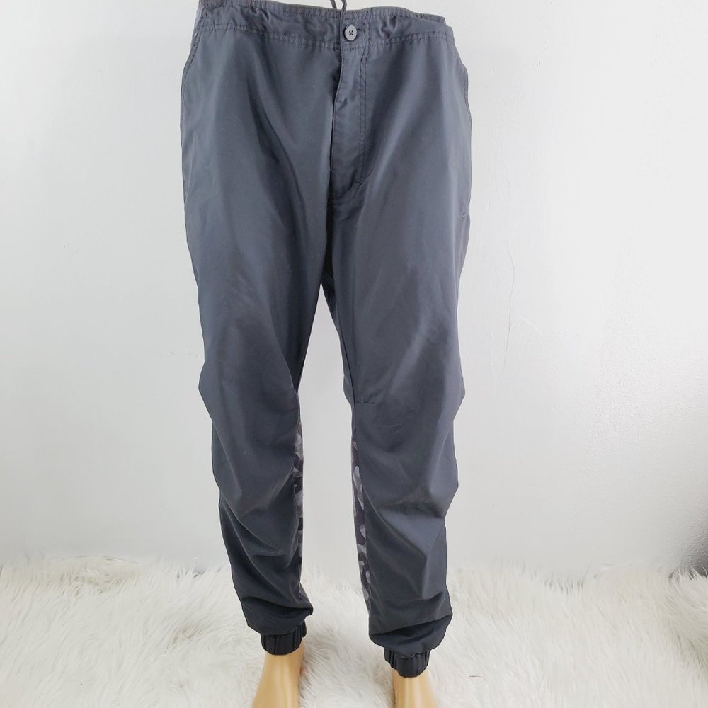 Jordan Mens Gray Polyester Camo Panel Comfort Activewear Jogger Pants Size 40